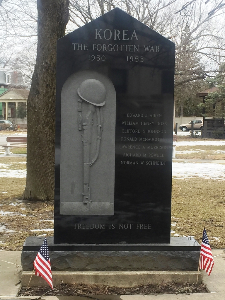 COLUMBIA COUNTY KOREAN WAR MEMORIAL FRONT