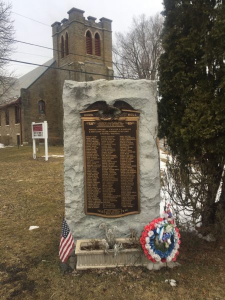 COXSACKIE WORLD WAR I MEMORIAL