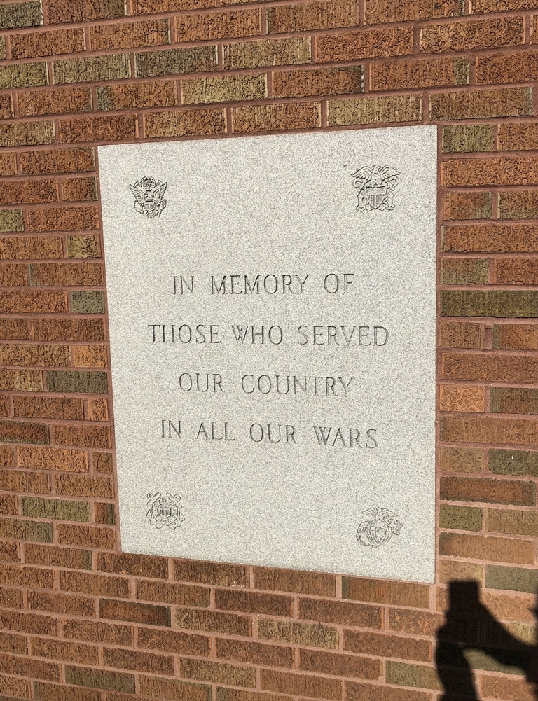CRANESVILLE FIRE DEPT. WAR VETERANS MEMORIAL