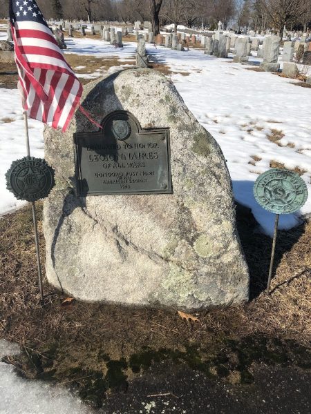 DEDICATED TO HONOR LEGIONNAIRES MEMORIAL