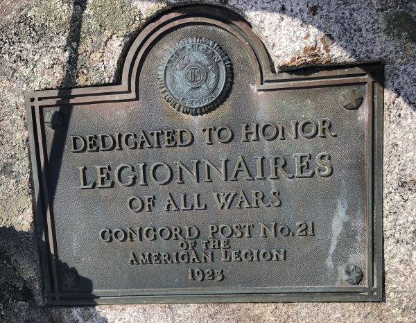 DEDICATED TO HONOR LEGIONNAIRES MEMORIAL PLAQUE