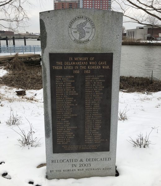 DELAWARE KOREAN WAR KILLED IN ACTION MEMORIAL