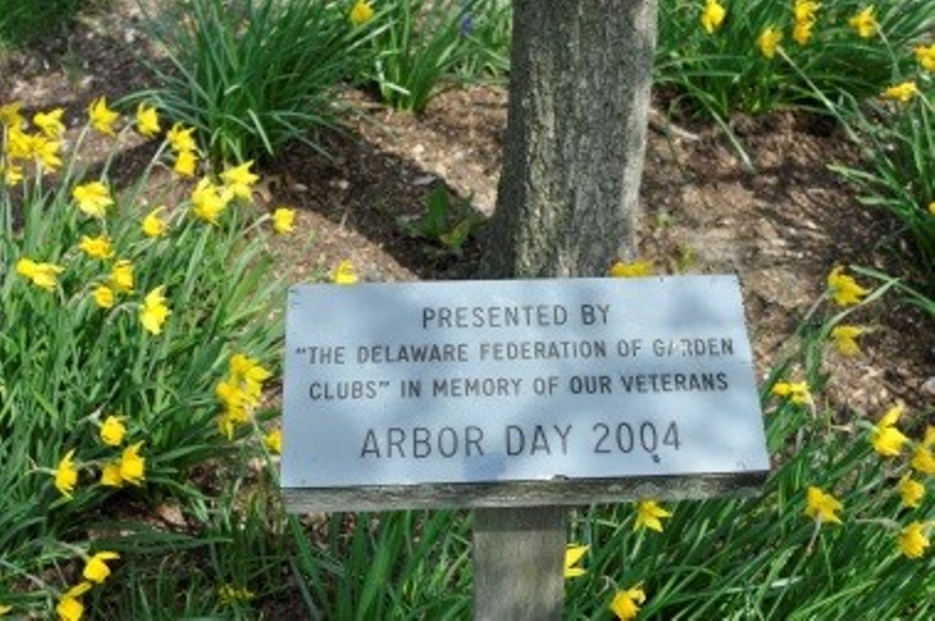 DELAWARE RIVER AND BAY AUTHORITY MEMORIAL ARBOR DAY TREES PLAQUE