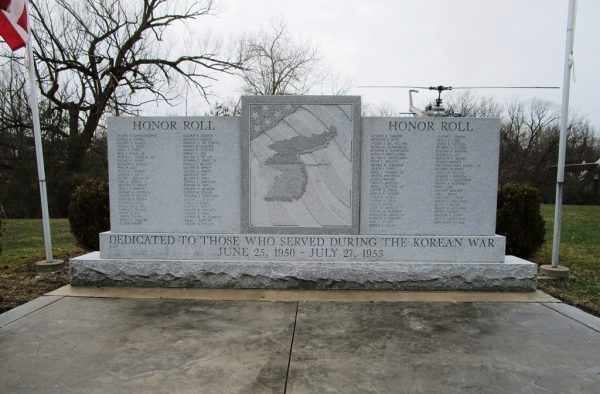 EAST AURORA KOREAN WAR VETERANS MEMORIAL FRONT