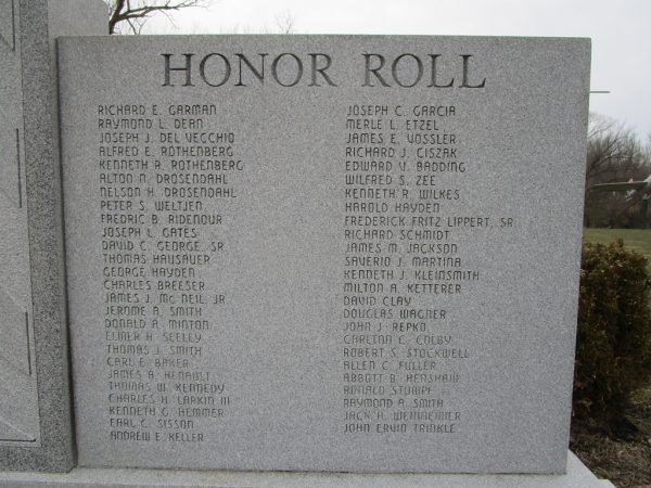 EAST AURORA KOREAN WAR VETERANS MEMORIAL STONE B