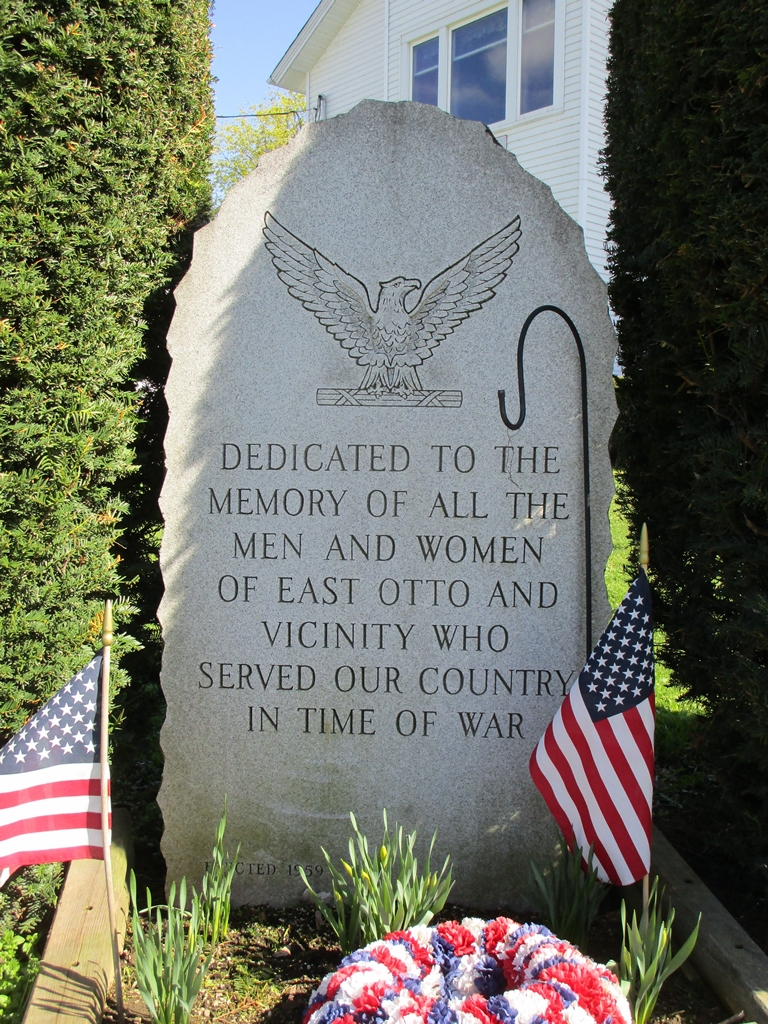 EAST OTTO WAR VETERANS MEMORIAL