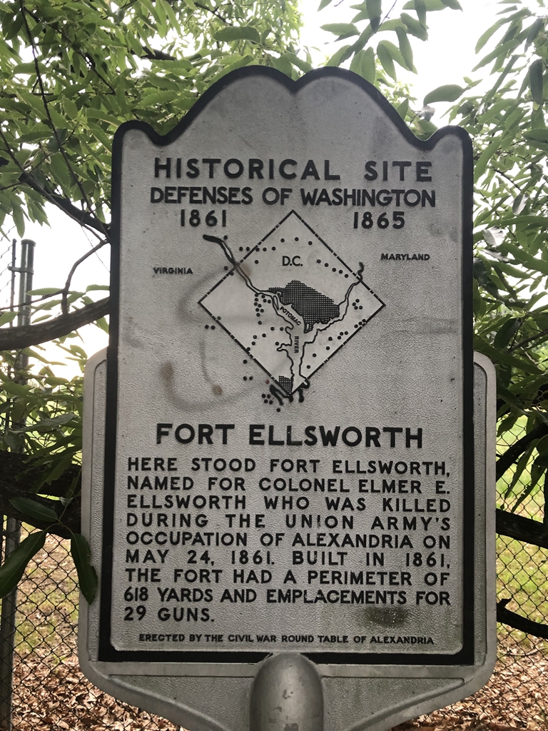 FORT ELLSWORTH WAR MEMORIAL MARKER