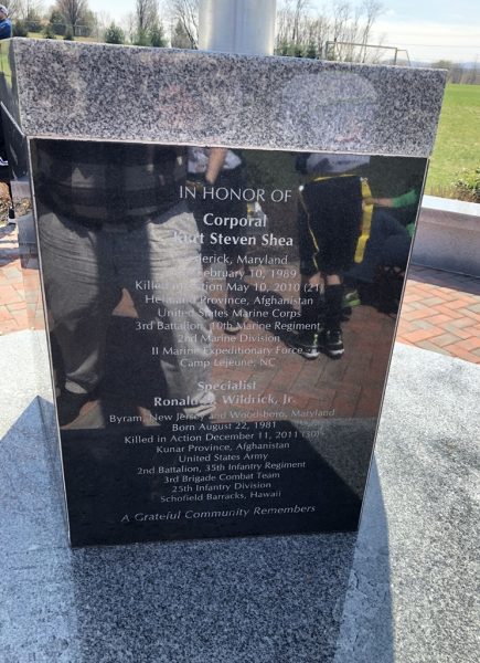 FREDERICK COUNTY WAR ON TERRORISM MEMORIAL SIDE E