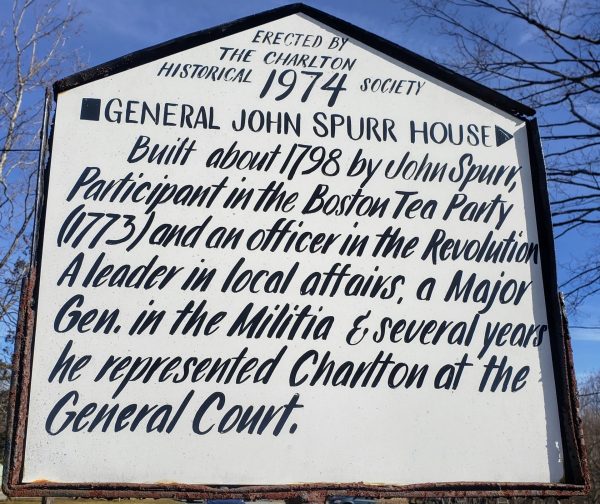 GENERAL JOHN SPURR HOUSE REVOLUTIONARY WAR MEMORIAL MARKER