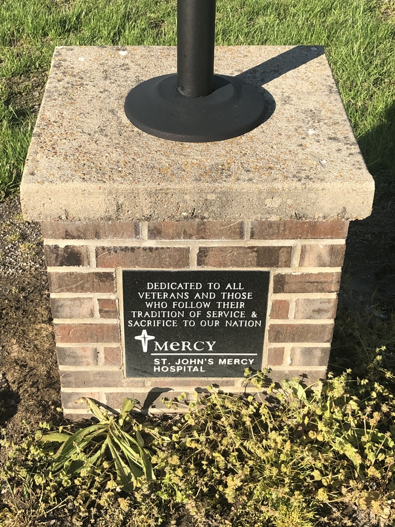 GERALD VETERANS MEMORIAL PLAQUE