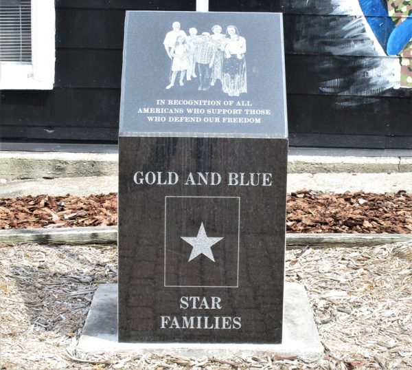 GOLD AND BLUE STAR FAMILIES WAR MEMORIAL