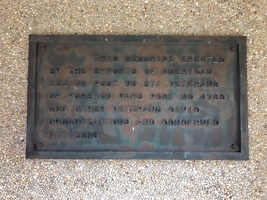 HARBORCREEK TOWNSHIP VETERANS MEMORIAL PLAQUE C