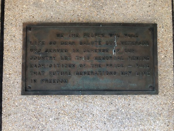 HARBORCREEK TOWNSHIP VETERANS MEMORIAL PLAQUE D