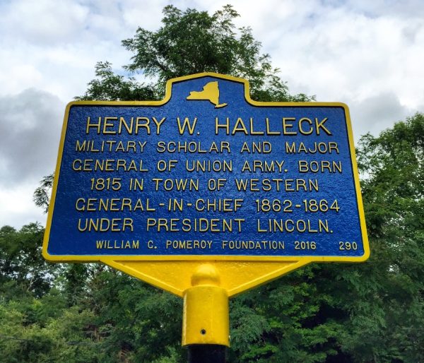 HENRY W. HALLECK WAR MEMORIAL MARKER