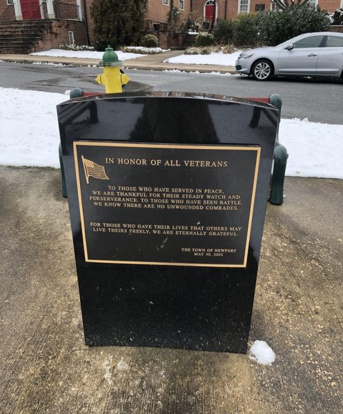 IN HONOR OF ALL VETERANS MEMORIAL STONE A