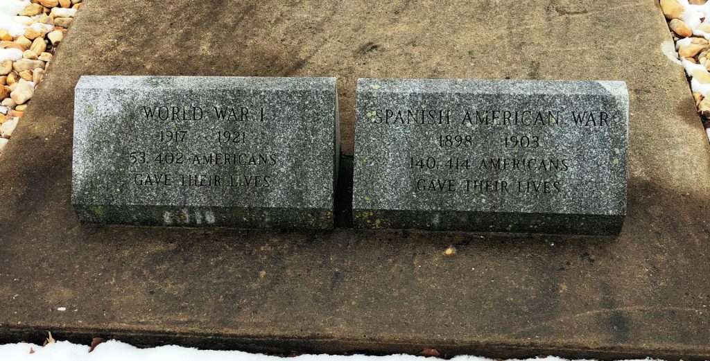 IN HONOR OF ALL VETERANS MEMORIAL STONES A