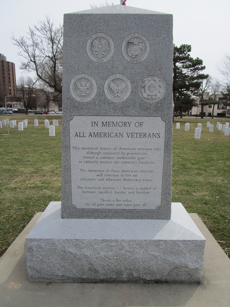 IN MEMORY OF ALL AMERICAN VETERANS MEMORIAL FRONT
