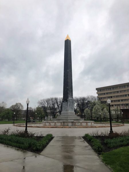 INDIANA VETERANS MEMORIAL PLAZA OBELISK