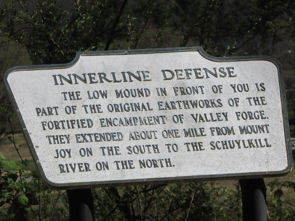 INNERLINE DEFENSE OF VALLEY FORGE MEMORIAL MARKER