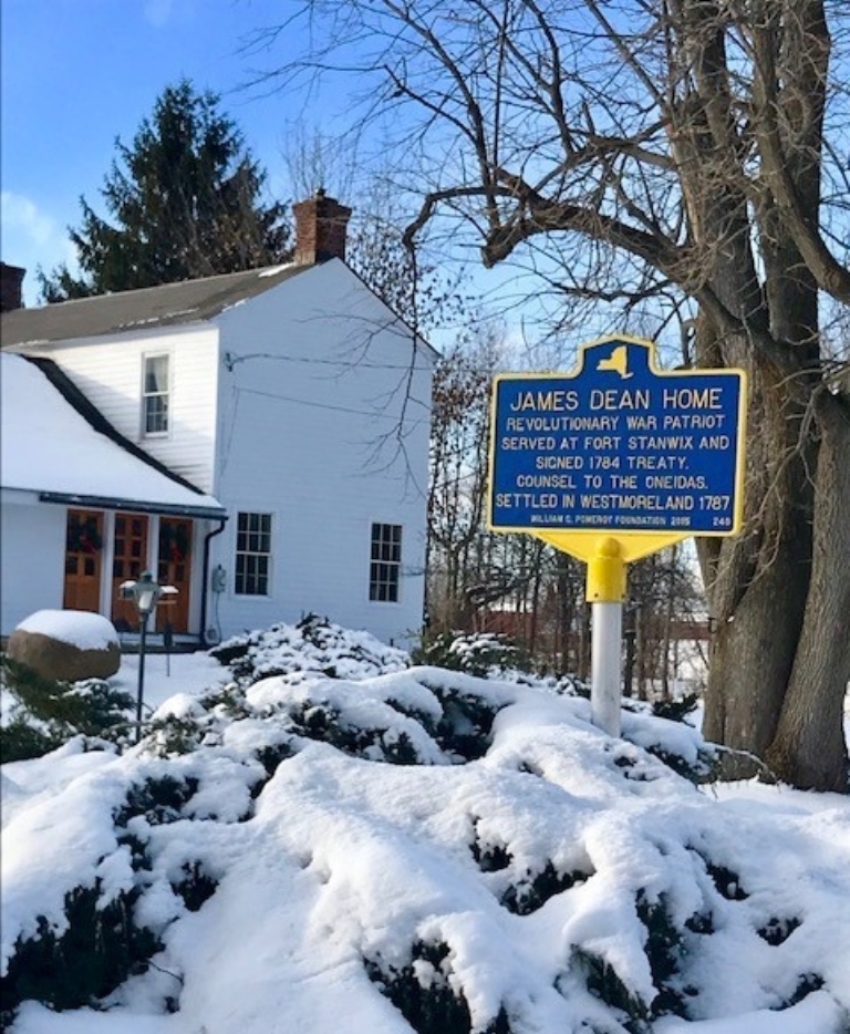 JAMES DEAN HOME REVOLUTIONARY WAR MEMORIAL MARKER
