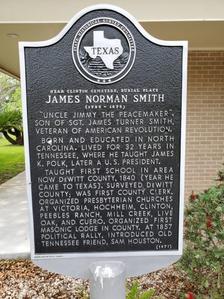 JAMES NORMAN SMITH MEMORIAL MARKER