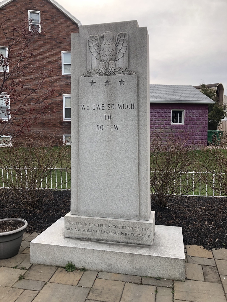 LAWRENCE PARK TOWNSHIP WAR MEMORIAL