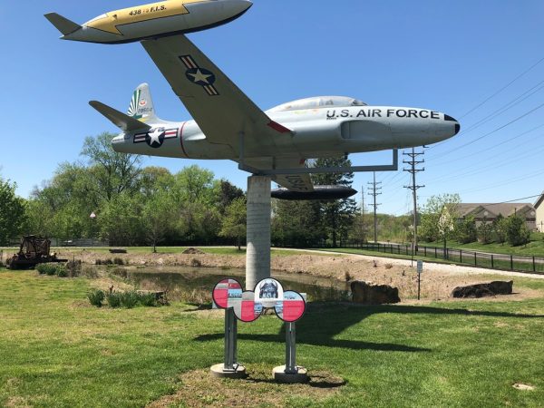 LOCKHEED T-33 A SHOOTING STAR MEMORIAL AIRCRAFT