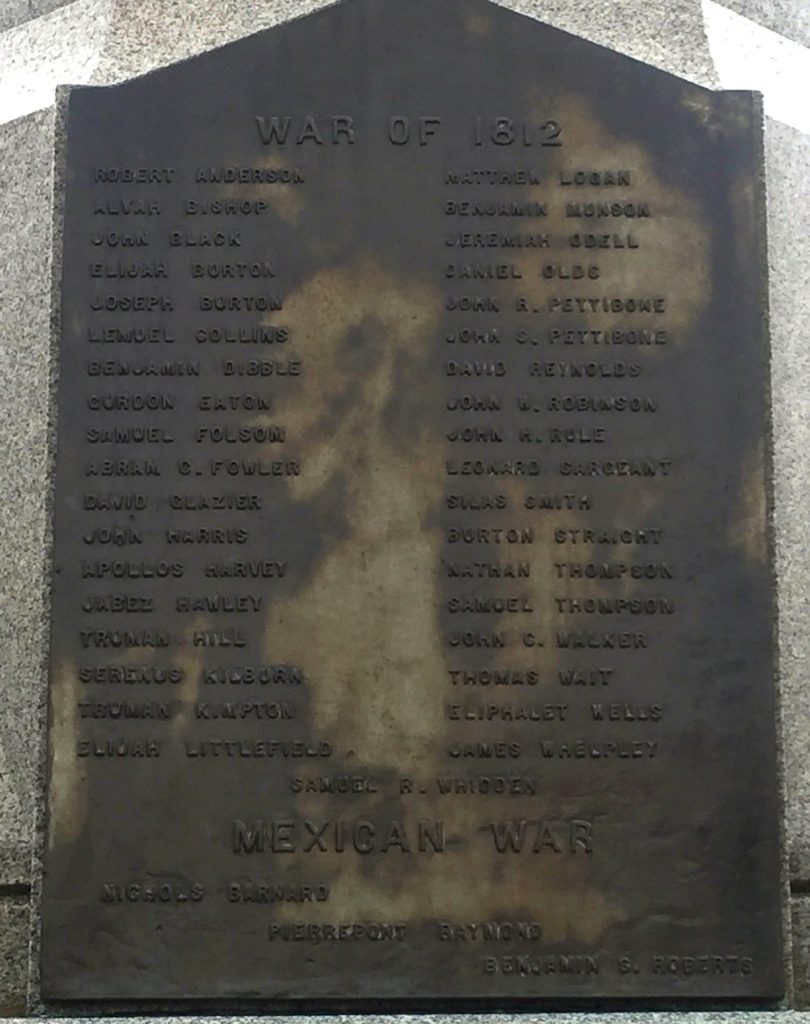 MANCHESTER WAR VETERANS MEMORIAL PLAQUE C