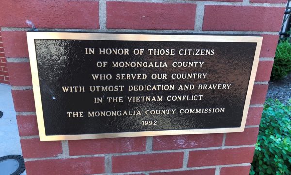 MONONGALIA COUNTY VIETNAM CONFLICT MEMORIAL PLAQUE