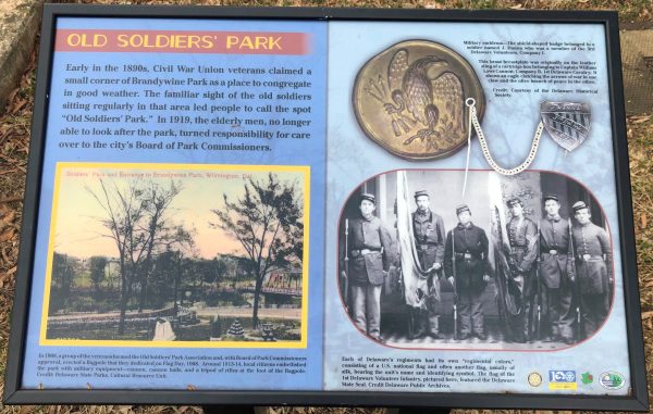 OLD SOLDIERS’ PARK MEMORIAL PANEL