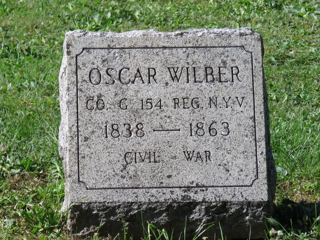 OSCAR WILBER WAR MEMORIAL CEMETERY STONE
