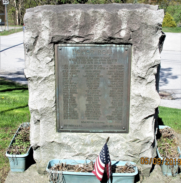 PAWLET GREAT WAR MEMORIAL
