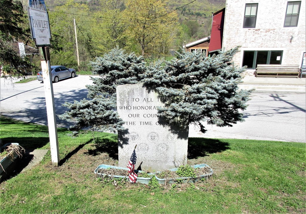 PAWLET VETERANS MEMORIAL