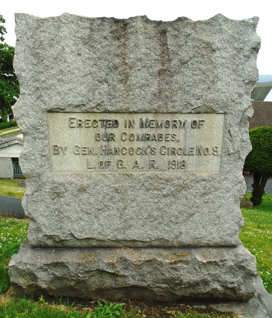 POST NO. 97 G.A.R. WAR MEMORIAL DEDICATION STONE