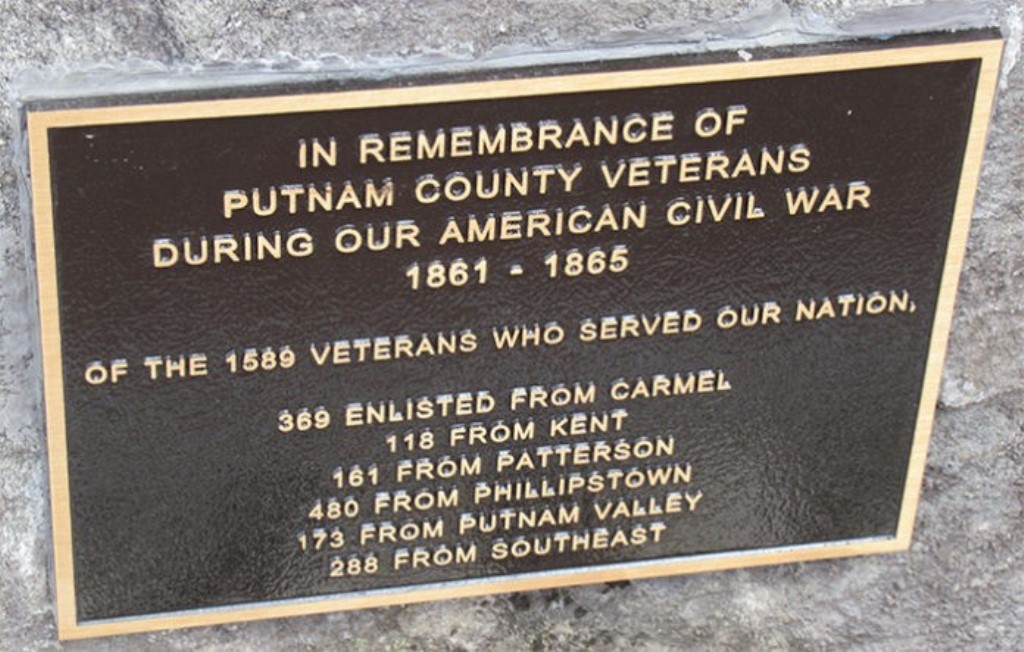 PUTNAM COUNTY CIVIL WAR VETERANS MEMORIAL PLAQUE