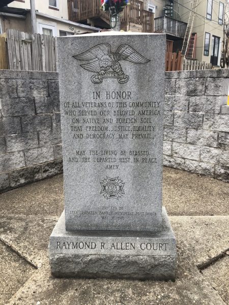 RAYMOND R. ALLEN COURT VETERANS MEMORIAL