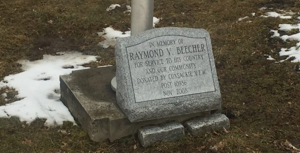 RAYMOND V. BEECHEHER MEMORIAL CEMETERY STONE