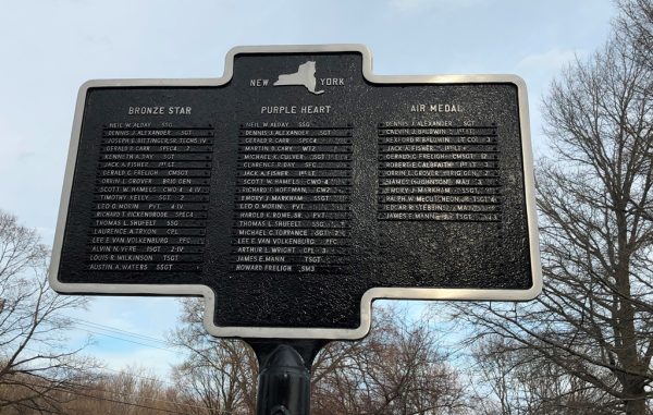 RIPLEY VETERANS ROLL OF HONOR MONUMENT PLAQUE A