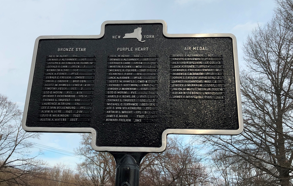 RIPLEY VETERANS ROLL OF HONOR MONUMENT PLAQUE A