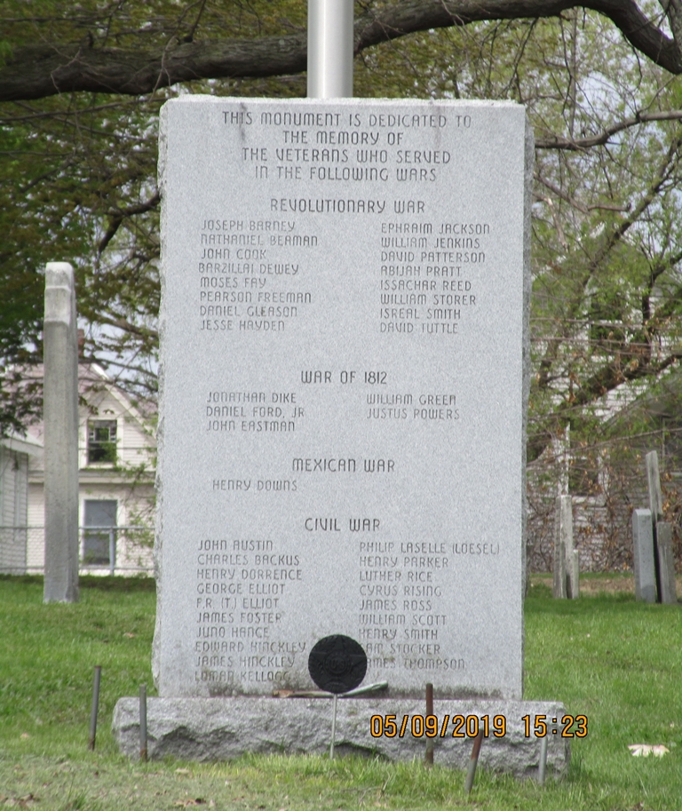 RUTLAND WAR VETERANS MEMORIAL