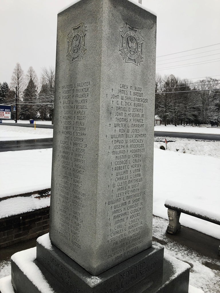 SMYRNA ALL VETERANS MEMORIAL SIDE A