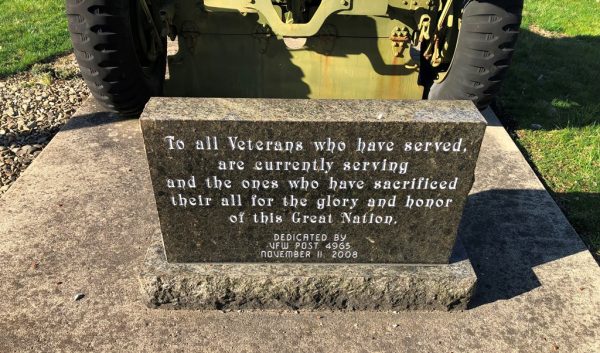 SPRINGFIELD VETERANS MEMORIAL CANNON STONE