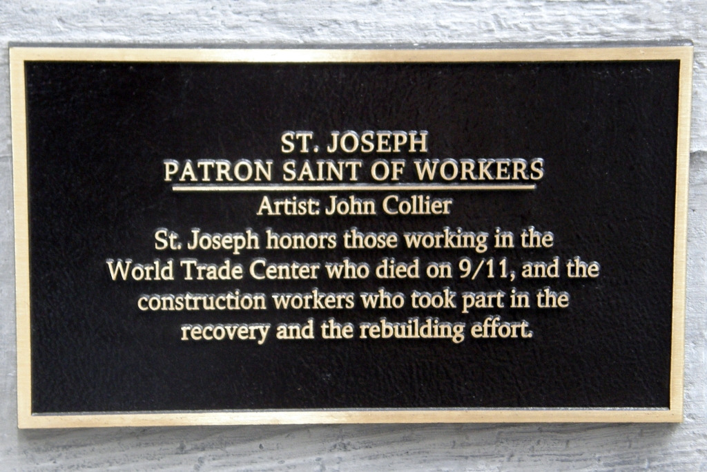 ST. JOSEPH 9/11 MEMORIAL PLAQUE