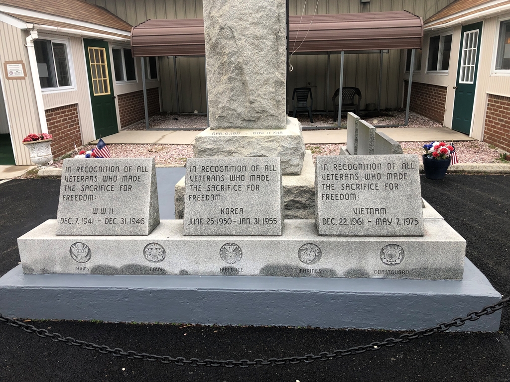 THE WILLIAMSPORT DISTRICT HONOR ROLL MEMORIAL STONES A
