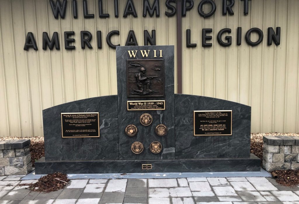 WASHINGTON COUNTY MARYLAND WWII MEMORIAL
