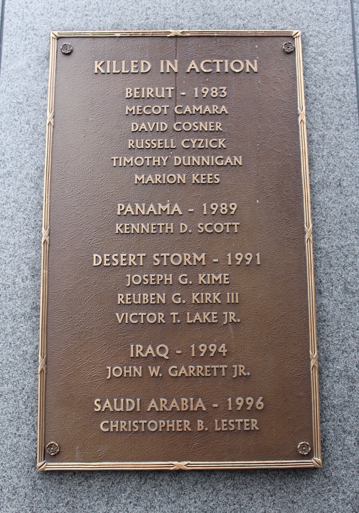 WEST VIRGINIA SMALL WARS KILLED IN ACTION MEMORIAL PLAQUE