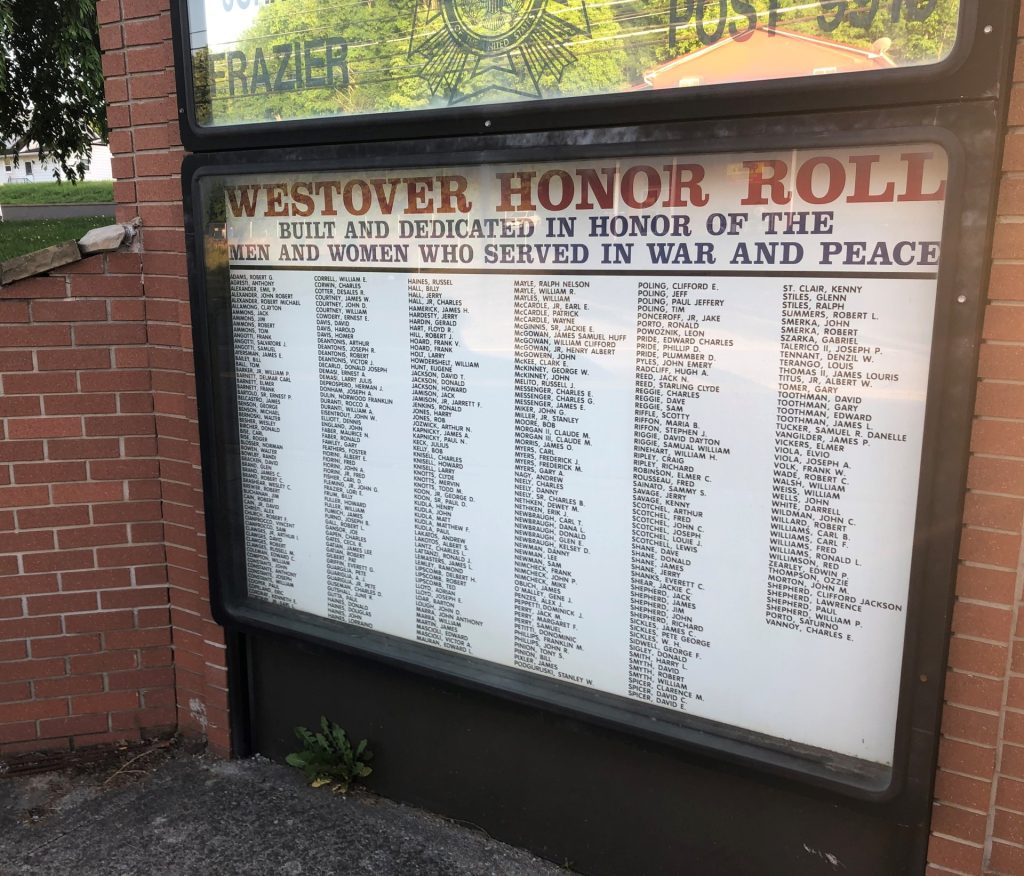 WESTOVER HONOR ROLL MEMORIAL
