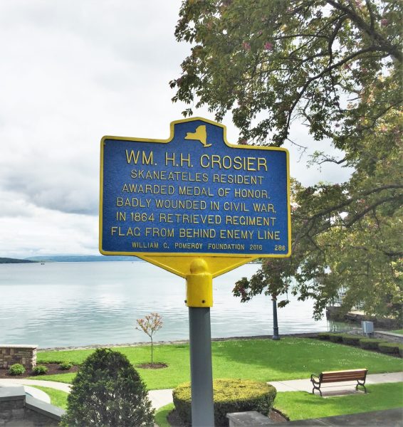 WM. H.H. CROSIER MEDAL OF HONOR MEMORIAL MARKER