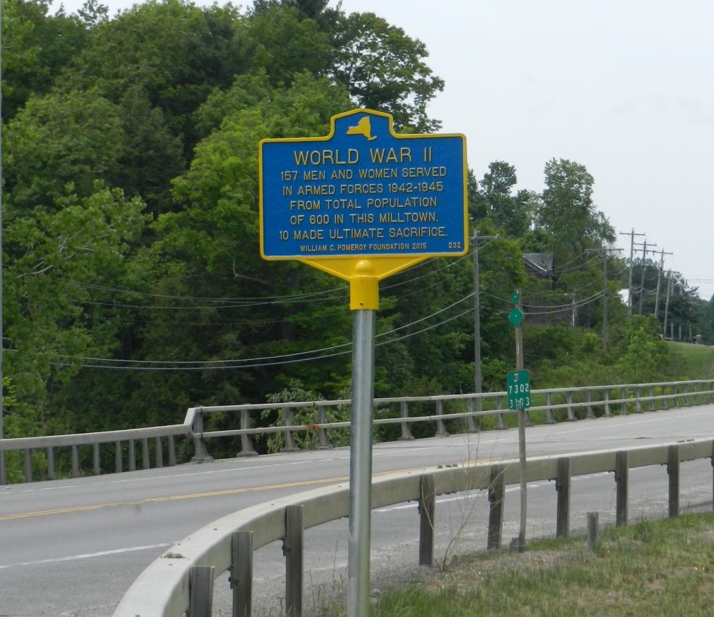 WORLD WAR II MEMORIAL MARKER OF DEFERIET