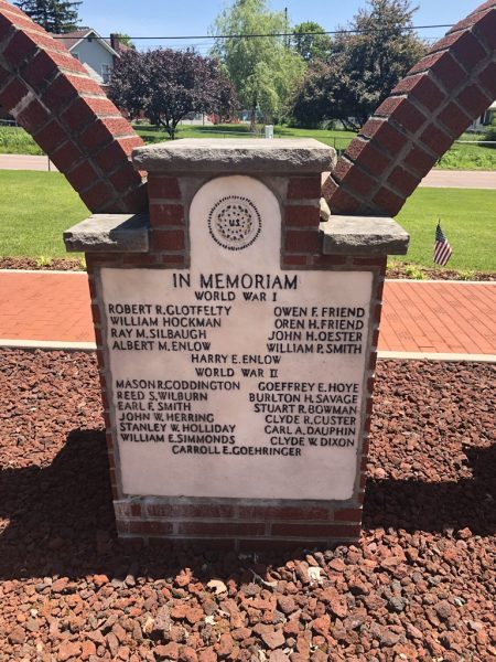 ACCIDENT MD IN MEMORIAM WAR MEMORIAL HONOR ROLL STONE